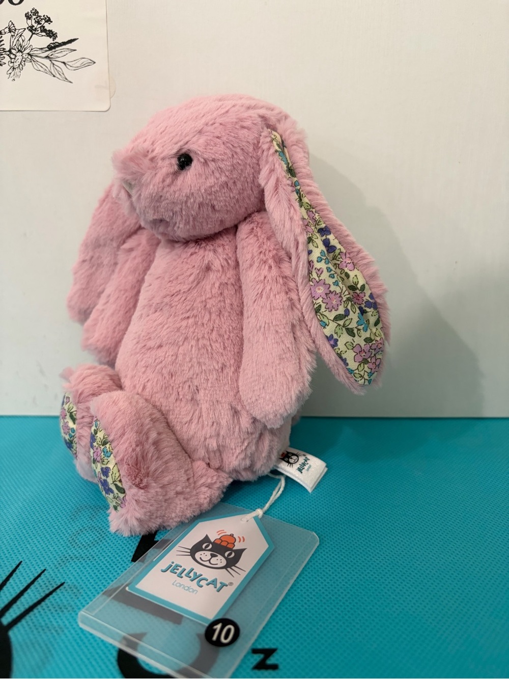 #010 AUTHENTIC❗️Jellycat SMALL blossom tulip bunny 7”- NWT Retired - Picture 4 of 11